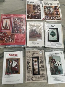 Lot Of Vintage Holiday Craft Patterns Quilt Projects Decor - Picture 1 of 13