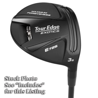 Tour Edge Exotics E725 Fairway Woods - Choose Loft, Shaft, Flex & Specs - NEW - Image 1 of 4