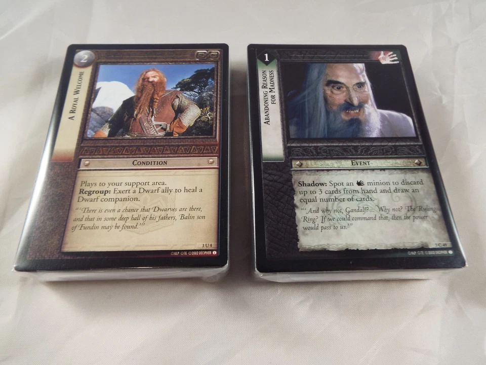 LORD OF THE RINGS TCG REALMS OF THE ELF LORDS COMPLETE SET 80 COMMON & UNCOMMON - Image 1 of 1