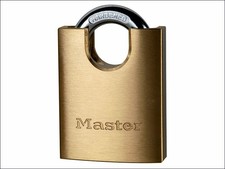 Solid Brass 50mm Padlock 5-Pin Shrouded Shackle MLK2250