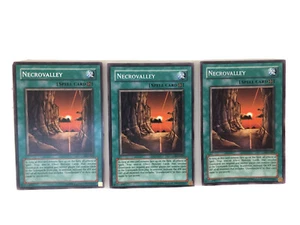 Yu-gi-oh!  Duelist League 3 Card Lot - Necrovalley (X3) Yugioh TCG Not Played - Picture 1 of 7