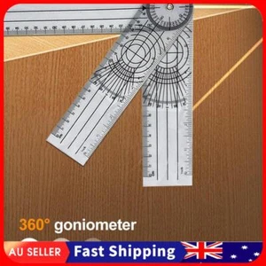 360 Degree Angle Ruler Professional Measuring Ruler Accessories for Elbows Knees - Picture 1 of 8