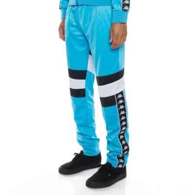 Kappa AUTÉNTICO FÚTBOL ERIN PANTALONES DEPORTIVOS 3116LUW-A03 Azul Turquís-Negro-W Nuevos Foto 1 de 4