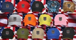 KAISER ARMS HAT PATCH CAP PIN UP 2ND AMENDMENT VETERERAN GUN RIFLE PISTOL AMMO  - Picture 1 of 26