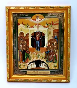 Ikone GM begehbare Tür икона богородицы Непроходимая дверь освящена 21x17x1,7 cm - Picture 1 of 1