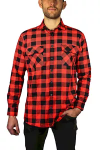 Jacksmith Quilted Flannelette Shirt Men's Jacket 100% Cotton Padded Warm Winter - Picture 1 of 7