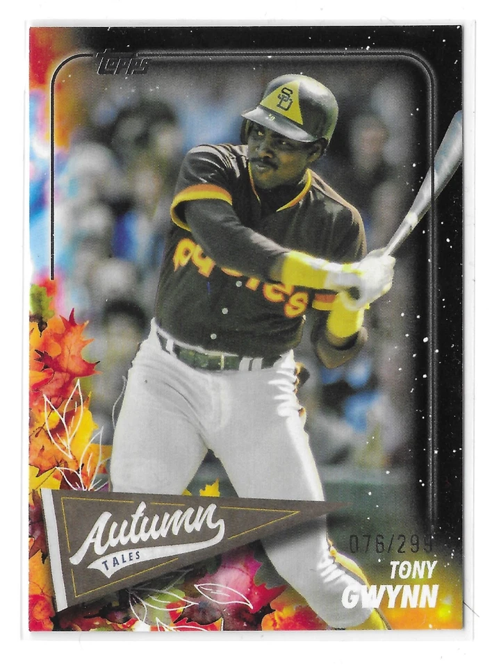 Tony Gwynn 2024 Topps Update BLACK  /299 Autumn Tales  #AT-12 Padres - Image 1 of 2