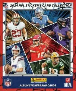 2024 Panini NFL Football Sticker Collection Box 50 Packs 250 Stickers 50 Cards - Picture 1 of 1