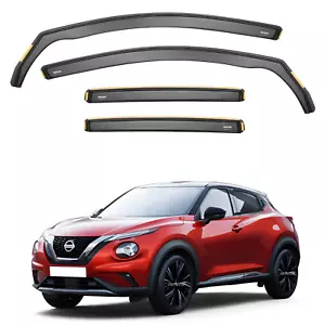 ISPEED Wind Deflectors for Nissan Juke MK2 2019-2024 5-Door SUV 4pc Set Visors - Picture 1 of 9