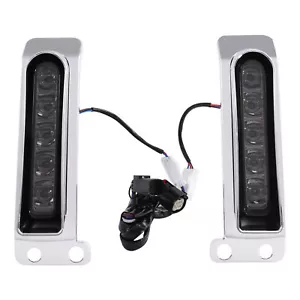 LED Saddlebag Support Filler Lights Fit For Harley Touring Electra Glide 14-up - Picture 1 of 9
