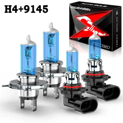 Para For Toyota Sequoia 2001-2007 Combo Halógeno Faro + Kit de luz antiniebla - Image 1 of 4