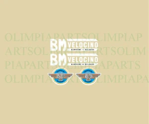 BM BONVICINI VELOCINO ADESIVI STICKERS - Picture 1 of 1