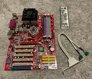MSI MS-6570 (K7N2G) Motherboard + AMD ATHLON XP 3200+ CPU + 512MB + HEATSINK/FAN - Afbeelding 1 van 5