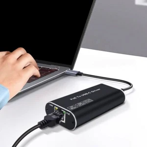 Ethernet To USB C Adapter For Effortless Power Supply Data Access IEEE802.3af - Afbeelding 1 van 8