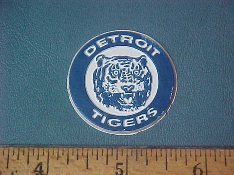 DETROIT TIGERS Vintage Old MLB RUBBER Baseball FRIDGE MAGNET Standings Board !! Cover