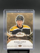 Brandon Carlo Fleer Showcase /399 Rookie Card 2016-2017 #111 Boston Bruins