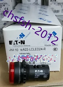 10 Stück Neu Originalverpackt EATON A22-LCLED24-R Rundblinker - Bild 1 von 3