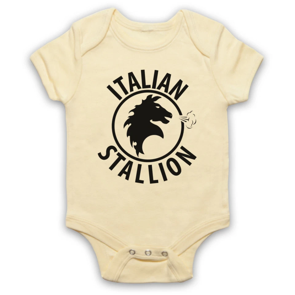 THE GUNS OF BRIXTON ITALIENISCHER HALLION INOFFIZIELLES ROCKY BOXING LOGO ROBE FILM BABY WACHSEN BABYGROW GESCHENK