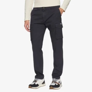 Pantalone Cargo Uomo Aeronautica Militare PA1628 Pantalone Tasconato Blu Taglia - Picture 1 of 5