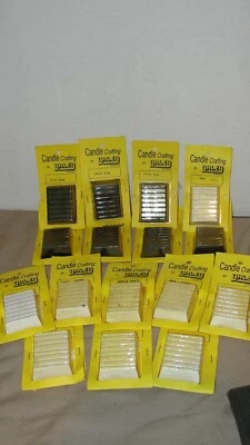 (16) PKGS YALEY CANDLE CRAFTING COLOR - BLUE & WHITE - Image 1 of 3