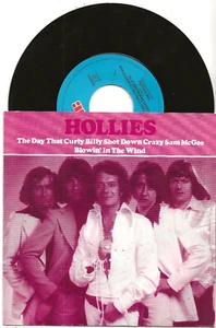 THE HOLLIES THE DAY THAT CURLY BILLY / BLOWIN SINGLE FROM HOLLAND, BR MUSIC,MINT - Picture 1 of 2
