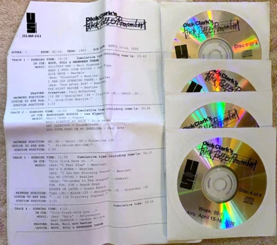 4/15/00 DICK CLARK'S RR&R, PAUL McCARTNEY TRIBUTE, 4 PAUL INTERVIEWS, 16 HITS - Imagem 1 de 4