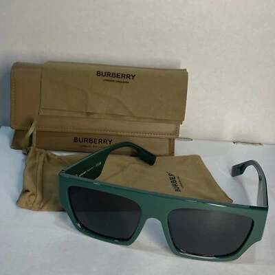 Burberry B4397U 4071/87 58[]17 145 3N Green Frame Gray Lens Sunglasses (V3*35) - Image 1 of 4