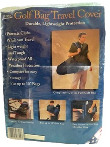 PAR*FECT DENNCO VTG Golf Bag Travel Cover Durable FITS UP TO 10" BAG NEW - Picture 1 of 8