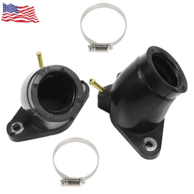 2pcs Carburetor Intake Manifolds Boots For Yamaha V Star 650 XVS650 Custom 98-17 - Image 1 of 4