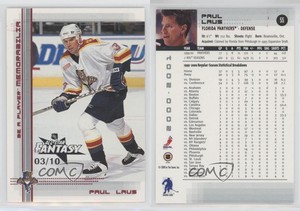 2000-01 ITG Be A Player Memorabilia Ruby All-Star Fantasy /10 Paul Laus #55