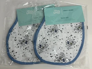 NWT Aden + And Anais Disney Baby Mickey Mouse Stargazer Burp Cloth Burpy Bib Set - Picture 1 of 6