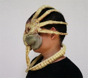 Halloween Alien Facehugger Mask Latex Figure Cosplay Props Adult Mask Helmet HOT - Picture 1 of 5