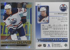2018-19 Upper Deck Young Guns Speckled Rainbow Foil Evan Bouchard #221 Rookie RC