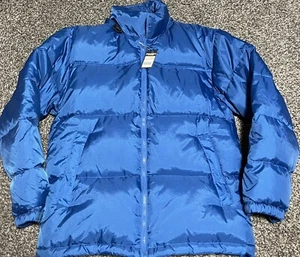 NWT Steve & Barry’s Youth XL Blue Double down Jacket 961124 60% Feather 40% Down - Picture 1 of 5