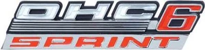 1967 FIREBIRD SPRINT ROCKER PANEL MOLDING EMBLEM SET "SPRINT" - Foto 1 di 1