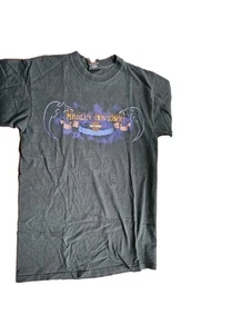 Y2K Harley Davidson Las Vegas NV Flame  T-Shirt Biker Med 38"X 28.5" Pin Holes  - Picture 1 of 23