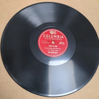 Deep South Boys BLACK Gospel OVER IN ZION the UNCLOUDED DAY  Mint-Minus COLUMBIA - Image 1 of 2