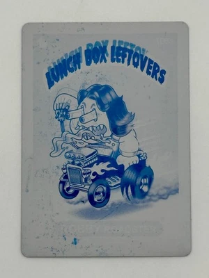 SSFC Lunch Box Leftovers Series 13 ROBBY ROADSTER #106a Cyan Printing Plate 1/1 - Image 1 of 3