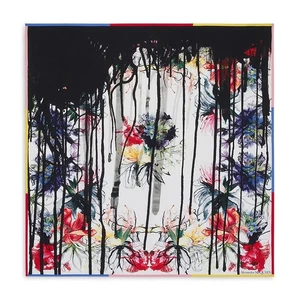 Alexander McQueen Exploded Flora Silk Scarf - Picture 1 of 8