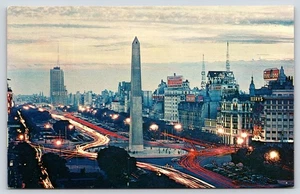 Argentina Buenos Aires Vintage Postcard - Picture 1 of 2