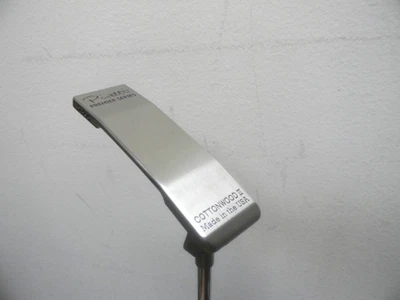 NEW PIRETTI COTTONWOOD II MILLED PREMIERE SERIES PLUMMERS NECK PUTTER 35" W HC - Image 1 of 4