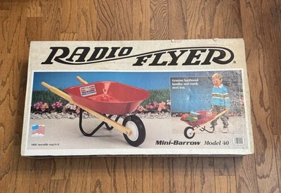 Radio Flyer Mini Carretilla Rueda Modelo 40 Vintage 75 Aniversario ENVÍO GRATUITO Foto 1 de 4
