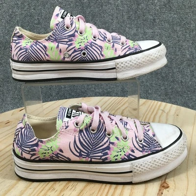 Zapatos Converse Niños 3.5 CTAS Eva Lift OX Plataforma Baja Multicolor Con Cordones Comodidad Foto 1 de 4