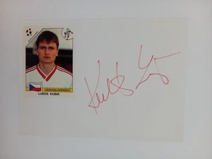 Lubos Kubik - Fußball Ceskoslovensko - original Autogramm - ca. 10x15cm - Schrif - Bild 1 von 1