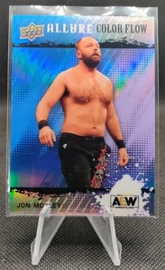 2022 Upper Deck Allure AEW Color Flow Blue Purple /199 #R-34 Jon Moxley Card  - Picture 1 of 2