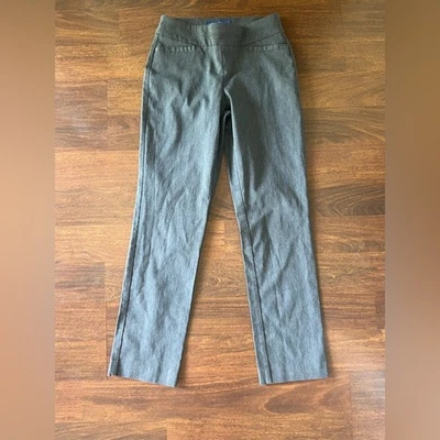 APT. Pantalones de vestir gris pierna recta 9 Brynn talla 4P Foto 1 de 3