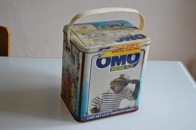 Omo boite de lessive vide vintage - Photo 1/4