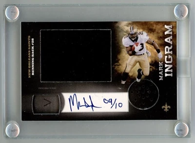 2012 Panini HRX Xperience Mark Ingram Video Card AUTOGRAPH AUTO SSP /10 Saints - Image 1 of 2
