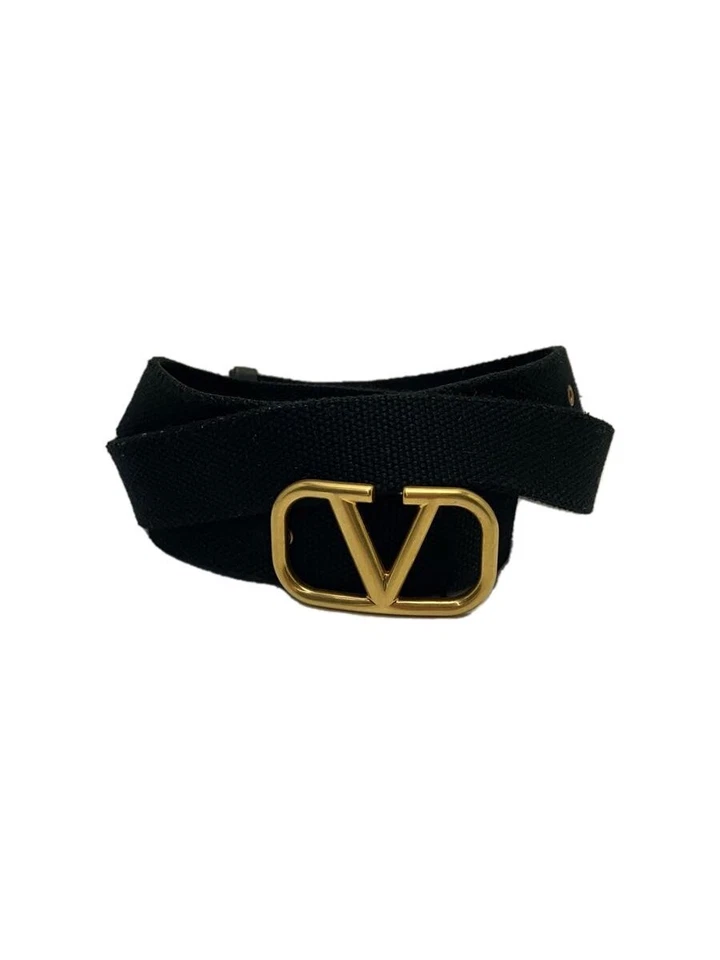 Valentino Garavani V logo Belt Black Ladies - Image 1 of 4