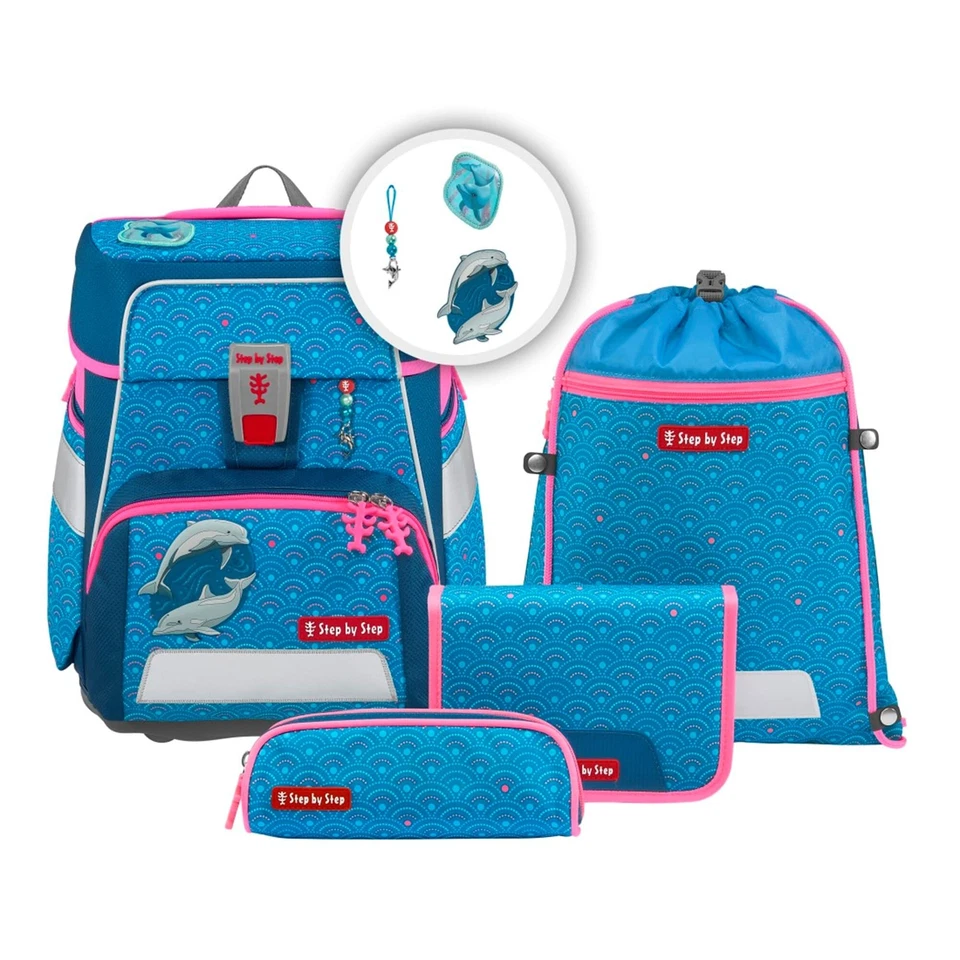 Step by Step Space Dolphin Pippa Schultaschen-Set - 5-tlg. (00213202)